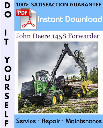 Thumbnail John Deere 1458 Forwarder Technical Manual ☆