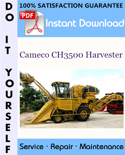 Thumbnail Cameco CH3500 Harvester Repair Manual ☆