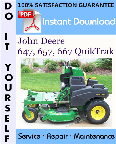 Thumbnail John Deere 647, 657, 667 QuikTrak Technical Manual ☆