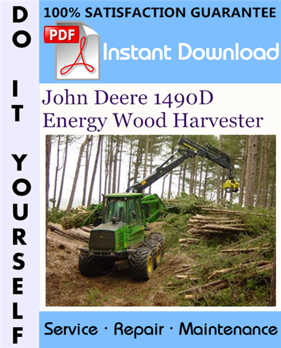 Thumbnail John Deere 1490D Energy Wood Harvester Technical Manual ☆