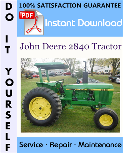 Thumbnail John Deere 2840 Tractor Technical Manual ☆ Thumbnail John Deere 2840 Tractor Technical Manual ☆