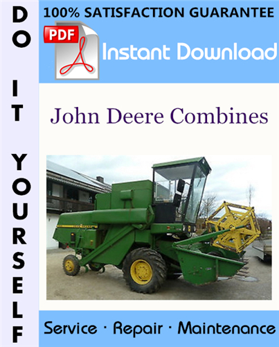 Thumbnail John Deere Combines Technical Manual (TM4387) ☆