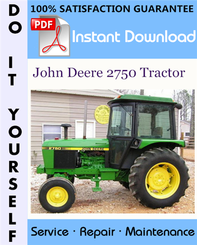 Thumbnail John Deere 2750 Tractor Technical Manual ☆