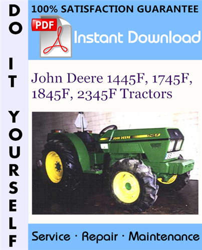 Thumbnail John Deere 1445F, 1745F, 1845F, 2345F Tractors Technical Manual ☆