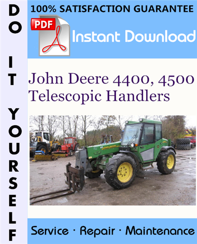 Thumbnail John Deere 4400, 4500 Telescopic Handlers Technical Manual ☆