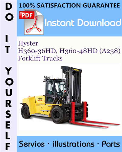 Thumbnail Hyster H360-36HD, H360-48HD (A238) Forklift Trucks Parts Manual ☆ Thumbnail Hyster H360-36HD, H360-48HD (A238) Forklift Trucks Parts Manual ☆