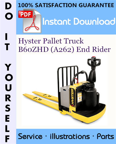 Thumbnail Hyster Pallet Truck B60ZHD (A262) End Rider Parts Manual ☆ Thumbnail Hyster Pallet Truck B60ZHD (A262) End Rider Parts Manual ☆