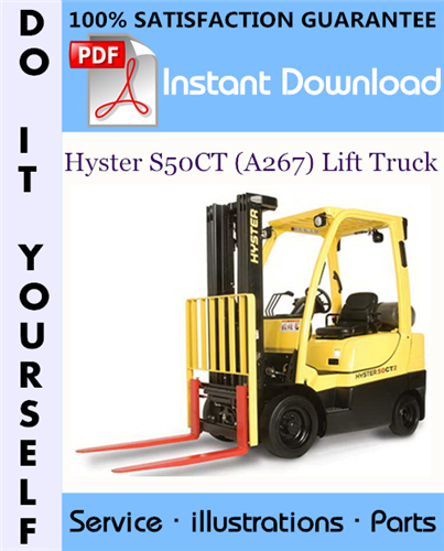 Thumbnail Hyster S50CT (A267) Lift Truck Parts Manual ☆