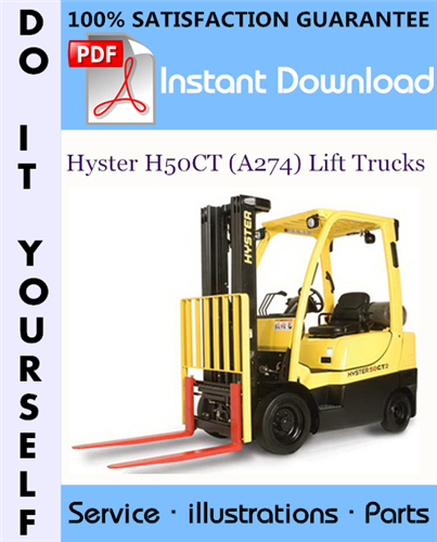 Thumbnail Hyster H50CT (A274) Lift Trucks Parts Manual ☆