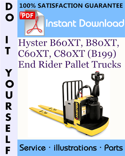 Thumbnail Hyster B60XT, B80XT, C60XT, C80XT (B199) End Rider Pallet Trucks Parts Manual ☆ Thumbnail Hyster B60XT, B80XT, C60XT, C80XT (B199) End Rider Pallet Trucks Parts Manual ☆