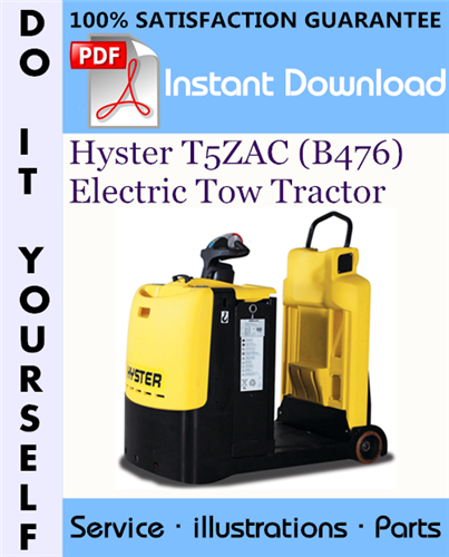Thumbnail Hyster T5ZAC (B476) Electric Tow Tractor Parts Manual ☆