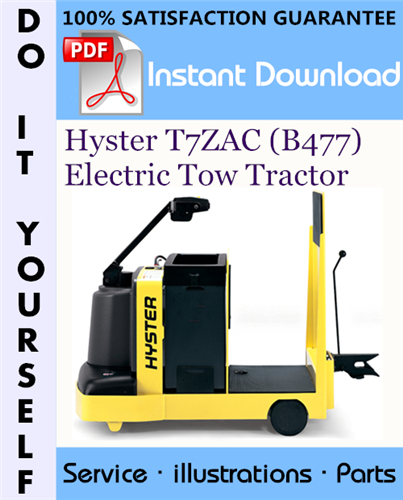 Thumbnail Hyster T7ZAC (B477) Electric Tow Tractor Parts Manual ☆