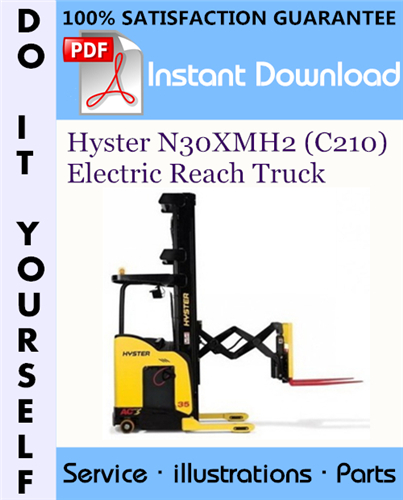 Thumbnail Hyster N30XMH2 (C210) Electric Reach Truck Parts Manual ☆