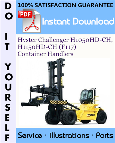 Thumbnail Hyster Challenger H1050HD-CH, H1150HD-CH (F117) Container Handlers Parts Manual ☆ Thumbnail Hyster Challenger H1050HD-CH, H1150HD-CH (F117) Container Handlers Parts Manual ☆