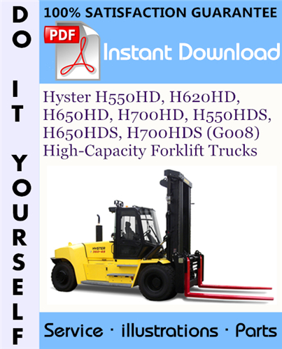 Thumbnail Hyster H550HD, H620HD, H650HD, H700HD, H550HDS, H650HDS, H700HDS (G008) High-Capacity Forklift Trucks Parts Manual ☆ Thumbnail Hyster H550HD, H620HD, H650HD, H700HD, H550HDS, H650HDS, H700HDS (G008) High-Capacity Forklift Trucks Parts Manual ☆