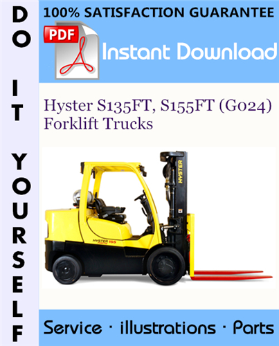 Thumbnail Hyster S135FT, S155FT (G024) Forklift Trucks Parts Manual ☆ Thumbnail Hyster S135FT, S155FT (G024) Forklift Trucks Parts Manual ☆