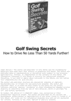 Thumbnail Golf Swing Secrets Thumbnail Golf Swing Secrets