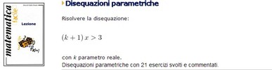 Thumbnail Disequazioni parametriche