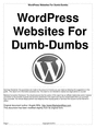 Thumbnail Word Press Websites for Dumb Dumbs Thumbnail Word Press Websites for Dumb Dumbs