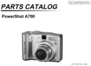 Thumbnail Canon PowerShot A700 Parts Catalog