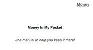 Thumbnail Money in My Pocket 