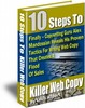 Thumbnail 10 Simple Steps To Kill Web Copy With MRR
