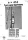 Thumbnail BSP 357-9 piling hammer operators manual Thumbnail BSP 357-9 piling hammer operators manual