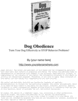 Thumbnail Dog Obedience