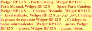 Thumbnail Welger RP 12 S - Parts Catalog Thumbnail Welger RP 12 S - Parts Catalog