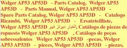 Thumbnail Welger AP53 AP53D - Parts Catalog