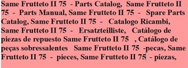 Thumbnail Same Frutteto II 75 - Parts Catalog Thumbnail Same Frutteto II 75 - Parts Catalog