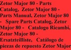 Thumbnail Zetor Major 80 - Parts Catalog