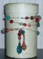 Thumbnail Wrapped Glass Bead Neclace PLR