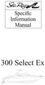 Thumbnail SEA RAY 300SLX 300 SLX OWNER MANUAL BOAT