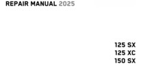 Thumbnail KTM 2025 125 150 SX WORKSHOP SERVICE REPAIR MANUAL