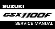 Thumbnail SUZUKI GSX 1100 F 1989 - 1994 SERVICE Workshop MANUAL