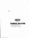 Thumbnail 1969-1972 Datsun Technical Bulletins Service Manual Download