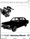 Thumbnail Datsun Saloon & Estate 1300 cc & 1600 cc Workshop Manual