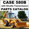 Thumbnail Case 580B with Shuttle Transmission Tractor Parts Manual Catalog - DOWNLOAD