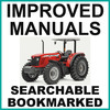 Thumbnail Collection of 3 files: Massey Ferguson MF 400 Series 415 425 435 440 445 460 465 475 Tractor Service Manual, Owners Manual & RTS - IMPROVED - DOWNLOAD