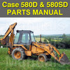 Thumbnail Case 580D & 580 Super D Tractor Loader Backhoe Parts Manual Catalog - DOWNLOAD