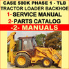 Thumbnail CASE 580K Prior to JJG0020000 PHASE 1 Tractor TLB Service Manual & Parts Catalog -2- MANUALS - DOWNLOAD