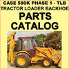 Thumbnail CASE 580K Prior to JJG0020000 PHASE 1 Tractor TLB Parts Catalog Manual - DOWNLOAD