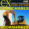 Thumbnail Case CX75SR and CX80 Hydraulic Excavators Service Workshop Manual - DOWNLOAD