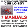 Thumbnail IH Farmall Cub Lo-Boy Tractor SERVICE, PARTS, OWNERS Manual -7- Manuals - IMPROVED - DOWNLOAD