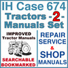 Thumbnail IH International Case 674 Tractor REPAIR SERVICE & SHOP Manual -2- Manuals - IMPROVED - DOWNLOAD Thumbnail IH International Case 674 Tractor REPAIR SERVICE & SHOP Manual -2- Manuals - IMPROVED - DOWNLOAD