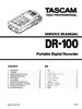 Thumbnail TASCAM DR-100 PORTABLE DIGITAL RECORDER