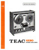 Thumbnail TEAC 1230 TAPE RECORDER INSTRUCTION MANUAL Thumbnail TEAC 1230 TAPE RECORDER INSTRUCTION MANUAL