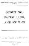Thumbnail scouting patrolling and sniping training manual