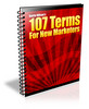 Thumbnail 107 Terms for New Marketers (PLR)